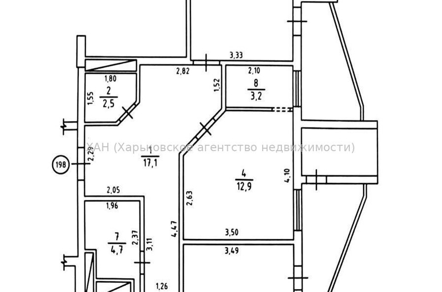 Продам квартиру, Юбилейный просп. , 3  ком., 105 м², евроремонт 