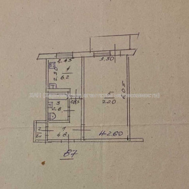 Продам квартиру, Архитекторов ул. , 1  ком., 35.80 м², косметический ремонт 