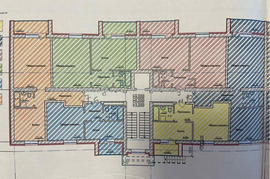Продам квартиру, Франковская ул. , 1 кім., 55 м², без внутренних работ 