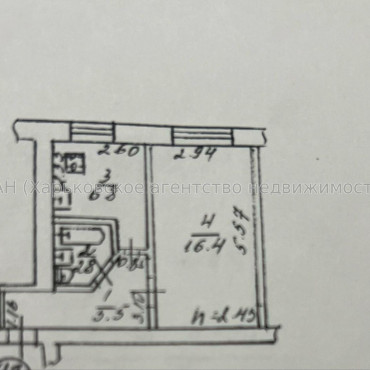 Продам квартиру, Косарева ул. , 1 кім., 31.50 м², косметический ремонт 