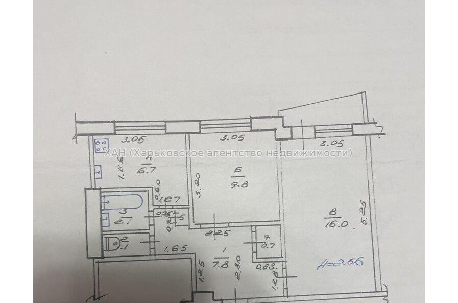 Продам квартиру, Победы просп. , 2 кім., 44.50 м², капитальный ремонт 