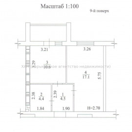 Продам квартиру, Мира ул. , 1  ком., 39 м², без внутренних работ