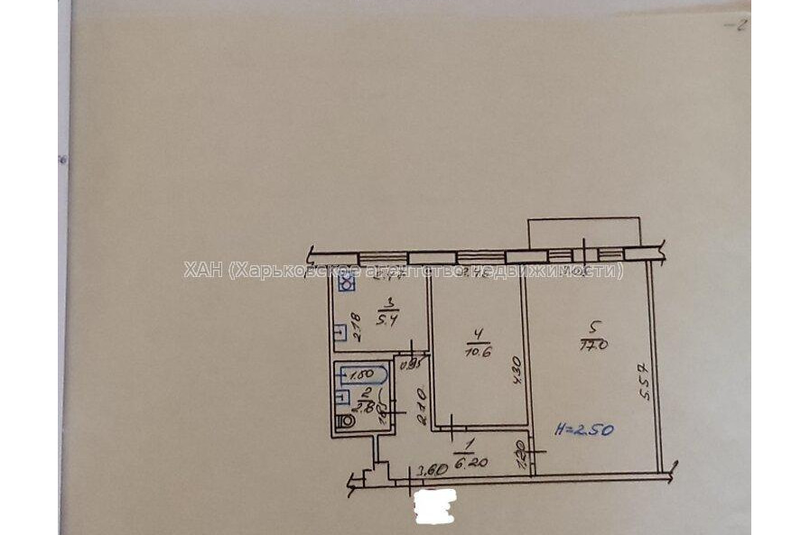 Продам квартиру, Садовопарковая ул. , 6 , 2  ком., 43 м², косметический ремонт 