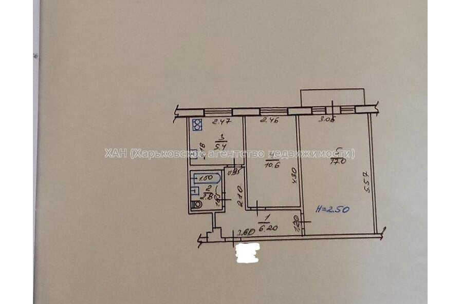 Продам квартиру, Садовопарковая ул. , 6 , 2  ком., 43 м², косметический ремонт 
