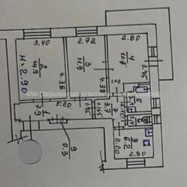 Продам квартиру, Мироносицкая ул. , 3 кім., 63 м², капитальный ремонт 