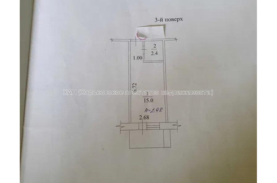 Продам квартиру, Григоровское шоссе , 1 кім., 18.60 м², косметический ремонт 