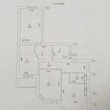 Продам квартиру, Профессорская ул. , 5 кім., 200 м², без внутренних работ 