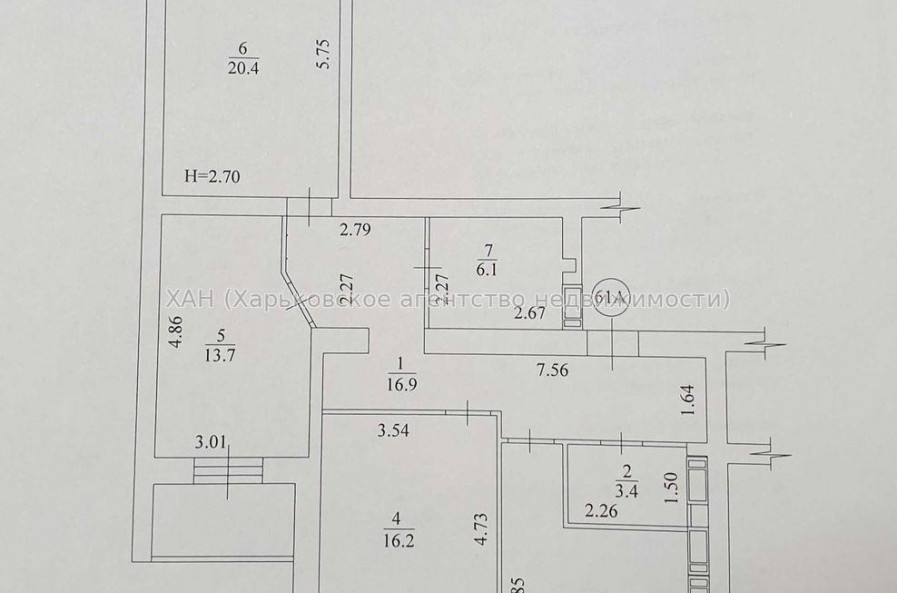 Продам квартиру, Профессорская ул. , 5 кім., 200 м², без внутренних работ 