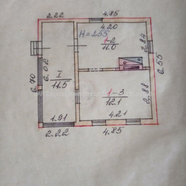 Продам будинок, Электровозный проезд , 50 м², 5 соток, без ремонта 