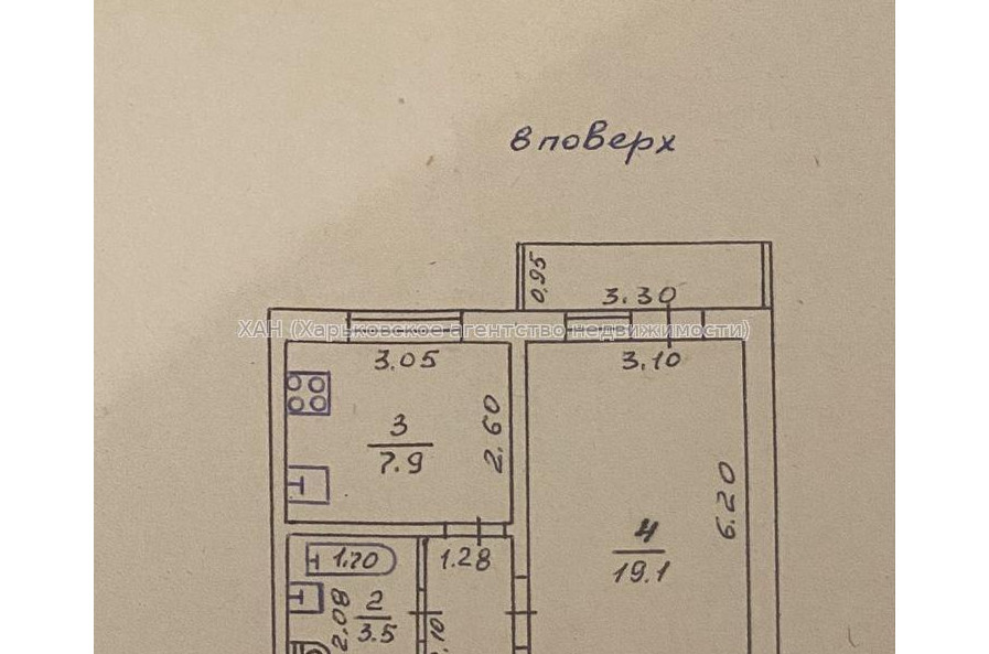 Продам квартиру, Нюрнбергский пер. , 1 кім., 40 м², косметический ремонт 