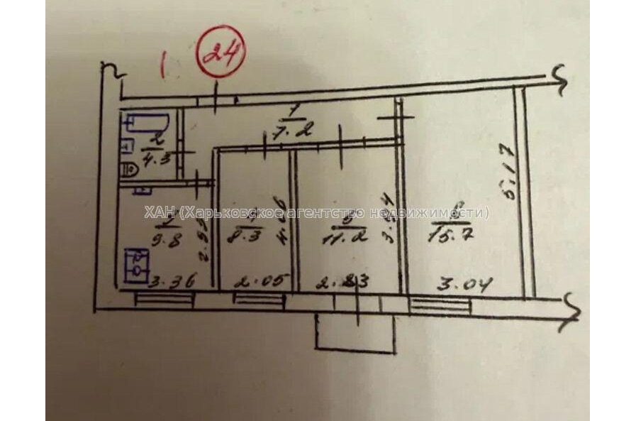 Продам квартиру, Дудинской ул. , 3 кім., 57.40 м², капитальный ремонт 