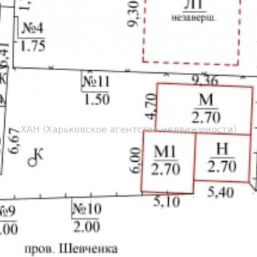 Продам будинок, Шевченко пер. , 55.10 м², 3 соток, косметический ремонт 