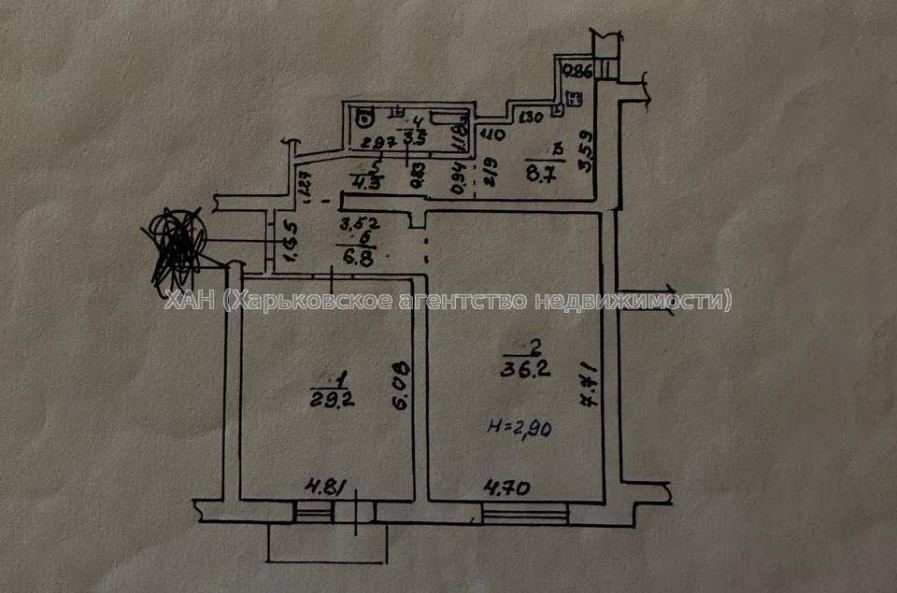 Продам квартиру, Дарвина ул. , 2  ком., 89.70 м², авторский дизайн 