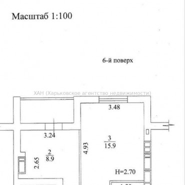 Продам квартиру, Шевченко ул. , 1 кім., 37 м², без отделочных работ 