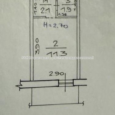 Продам квартиру, Электровозная ул. , 1 кім., 16.30 м², косметический ремонт 