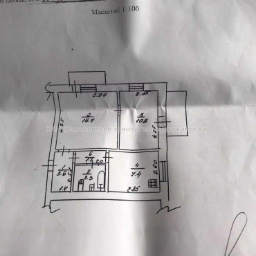 Здам квартиру, Беркоса ул. , 2 кім., 45.90 м², косметический ремонт 
