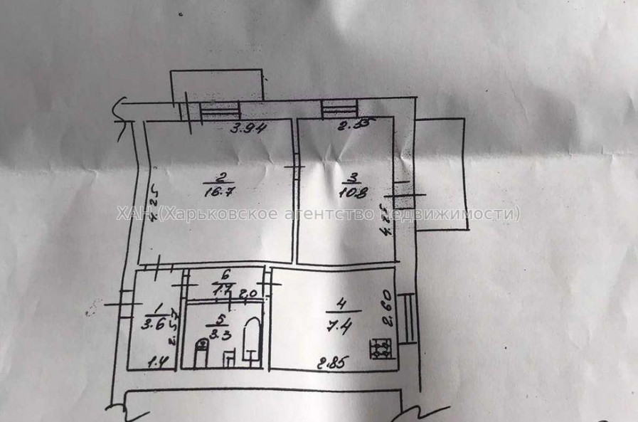Здам квартиру, Беркоса ул. , 2 кім., 45.90 м², косметический ремонт 
