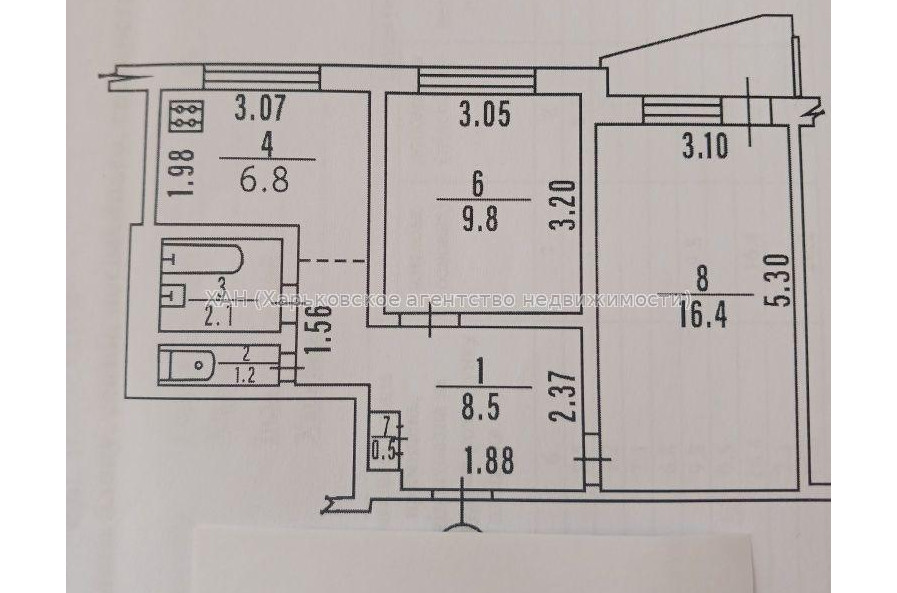 Продам квартиру, Героев Харькова просп. , 2 кім., 46 м², авторский дизайн 
