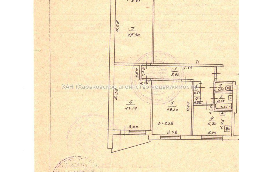 Продам квартиру, Аэрокосмический пр. , 3  ком., 65 м², косметический ремонт 