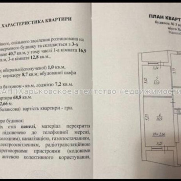 Продам квартиру, Солнечная ул. , 3 кім., 68.80 м², капитальный ремонт 