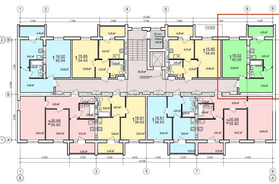 Продам квартиру, Ньютона ул. , 2 кім., 41 м², частичный ремонт 