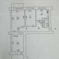 Продам квартиру, Европейская ул. , 3  ком., 60 м², советский ремонт 