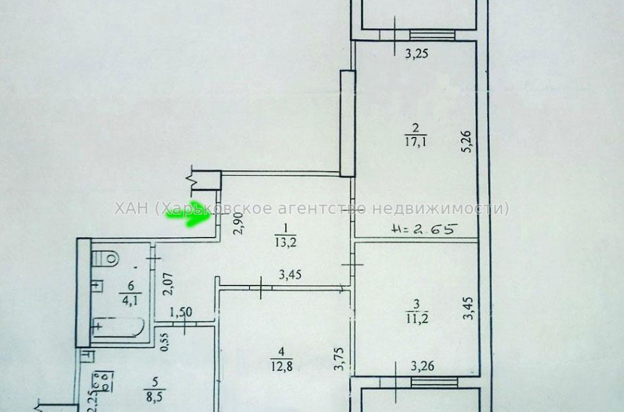 Продам квартиру, Ильинская ул. , 3 кім., 70 м², косметический ремонт 
