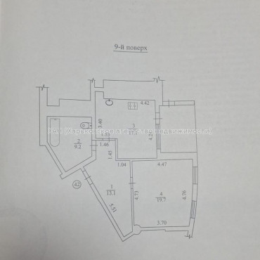 Продам квартиру, Барабашова академика ул. , 2  ком., 68 м², капитальный ремонт 