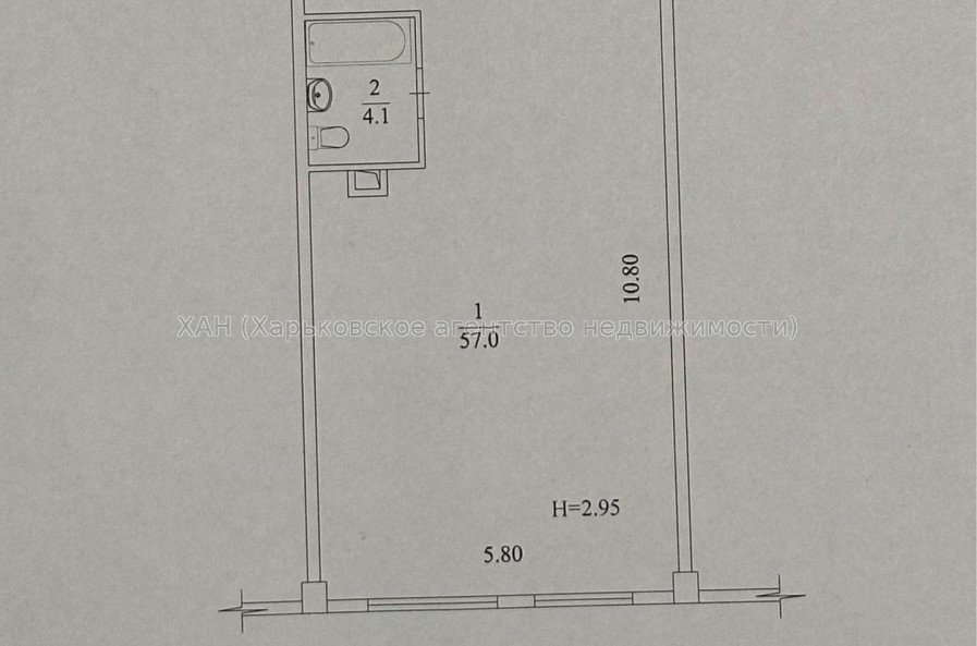 Продам квартиру, Героев Харькова просп. , 3 кім., 100 м², без внутренних работ 