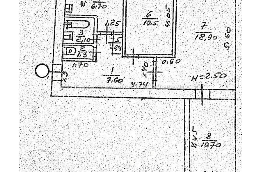 Продам квартиру, Вокзальная ул. , 3 кім., 65 м², косметический ремонт 