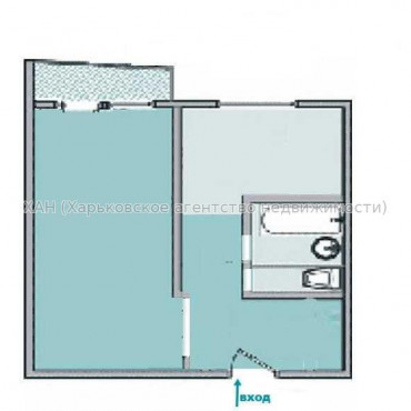 Продам квартиру, Холодногорская ул. , 1 кім., 32 м², советский ремонт 