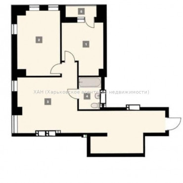 Продам квартиру, Сокольницкая ул. , 3  ком., 67 м², без внутренних работ 