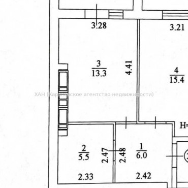 Продам квартиру, Шевченковский пер. , 1  ком., 42.20 м², без внутренних работ 