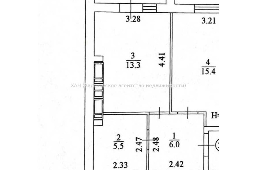 Продам квартиру, Шевченковский пер. , 1  ком., 42.20 м², без внутренних работ 