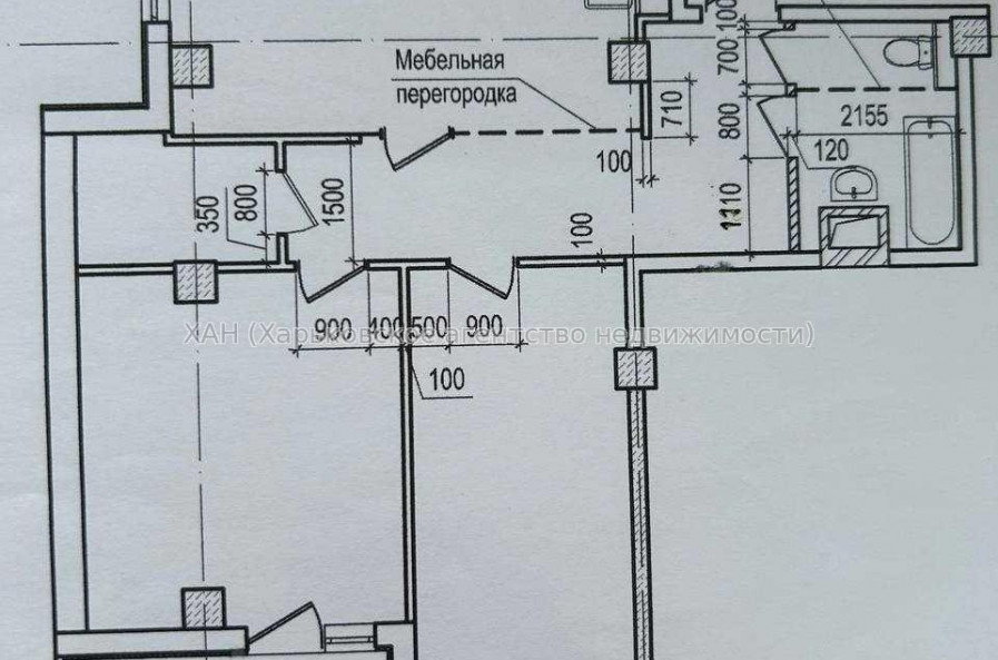 Продам квартиру, Льва Ландау просп. , 2 кім., 76 м², без ремонта 