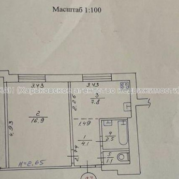 Продам квартиру, Саперная ул. , 1 кім., 32 м², капитальный ремонт 