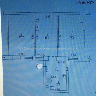 Продам квартиру, Мало-Черновский пер. , 2 кім., 60 м², капитальный ремонт 