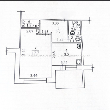 Продам квартиру, Шевченко ул. , 1  ком., 41.60 м², косметический ремонт 