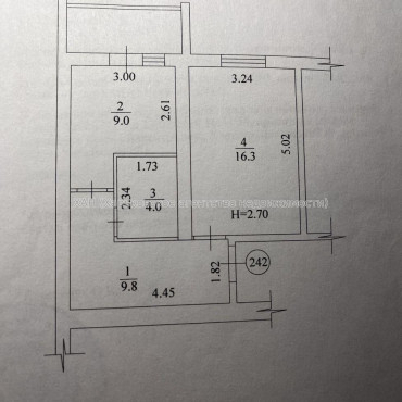 Продам квартиру, Ньютона ул. , 1  ком., 44 м², евроремонт 