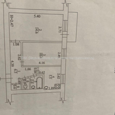 Продам квартиру, Клочковская ул. , 2 кім., 48 м², советский ремонт 