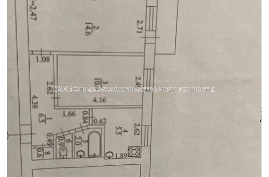 Продам квартиру, Клочковская ул. , 2 кім., 48 м², советский ремонт 