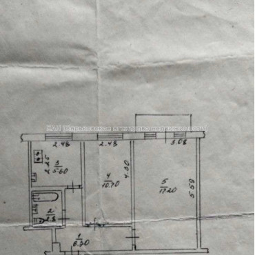 Продам квартиру, Жасминовый б-р , 2 кім., 43.60 м², косметический ремонт 