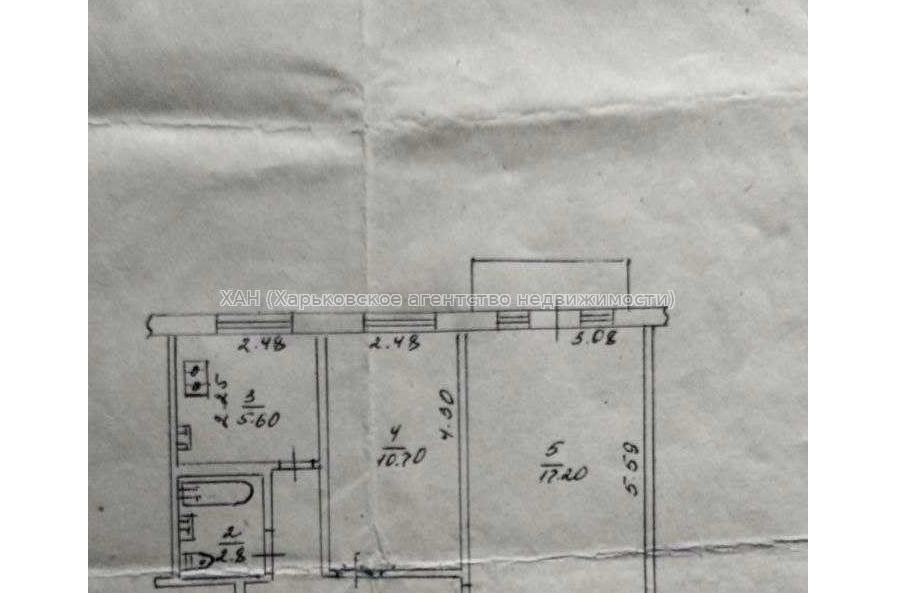 Продам квартиру, Жасминовый б-р , 2 кім., 43.60 м², косметический ремонт 