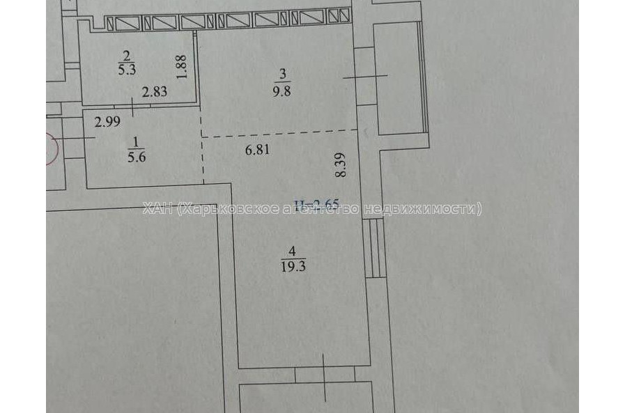 Продам квартиру, Героев Харькова просп. , 1  ком., 47.50 м², без внутренних работ 