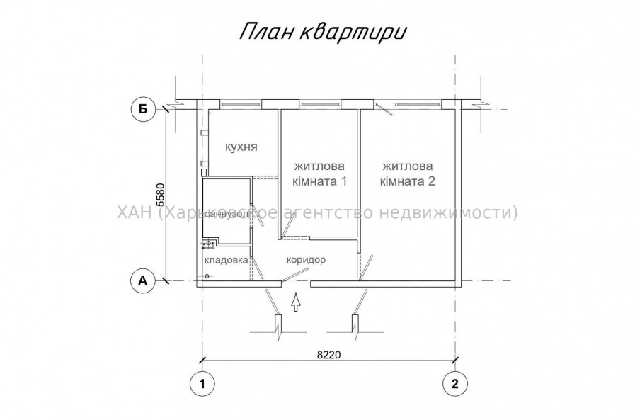 Продам квартиру, Светлая ул. , 2  ком., 44 м², евроремонт 