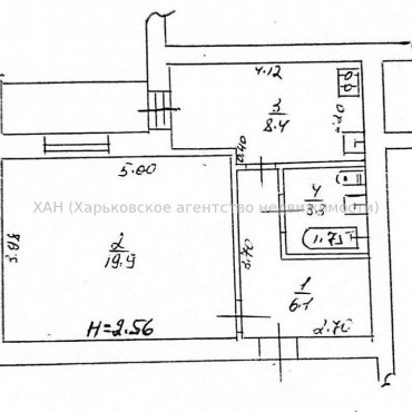 Продам квартиру, Алексеевская ул. , 1  ком., 39 м², капитальный ремонт 