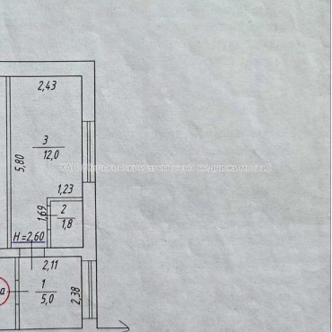 Продам квартиру, Космическая ул. , 2  ком., 31.40 м², капитальный ремонт 