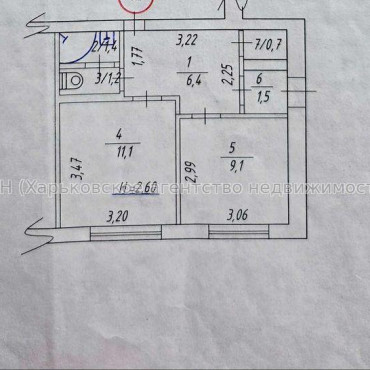 Продам квартиру, Космическая ул. , 2  ком., 31.40 м², капитальный ремонт 