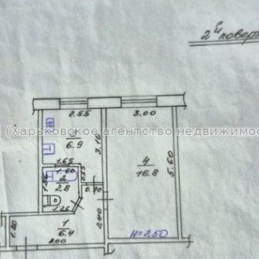 Продам квартиру, Героев Харькова просп. , 1  ком., 33 м², без ремонта 