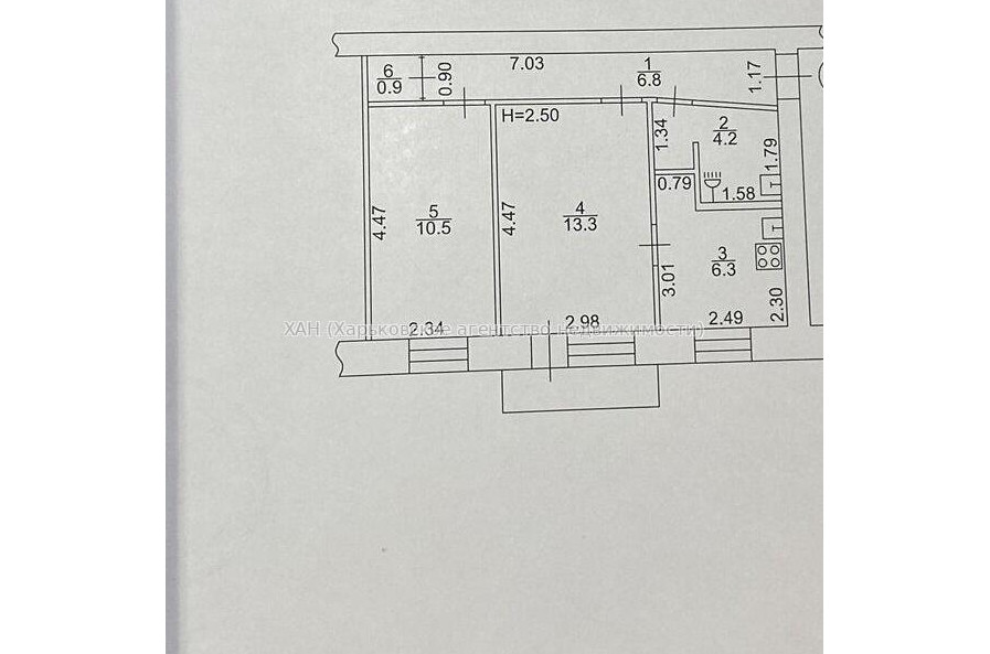 Продам квартиру, Александра Олеся ул. , 2 кім., 43.90 м², капитальный ремонт 